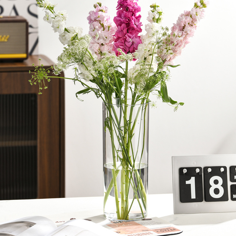 Nuevo Florero Cilíndrico Trans - Centerpiece Vase Tall reseña y precio