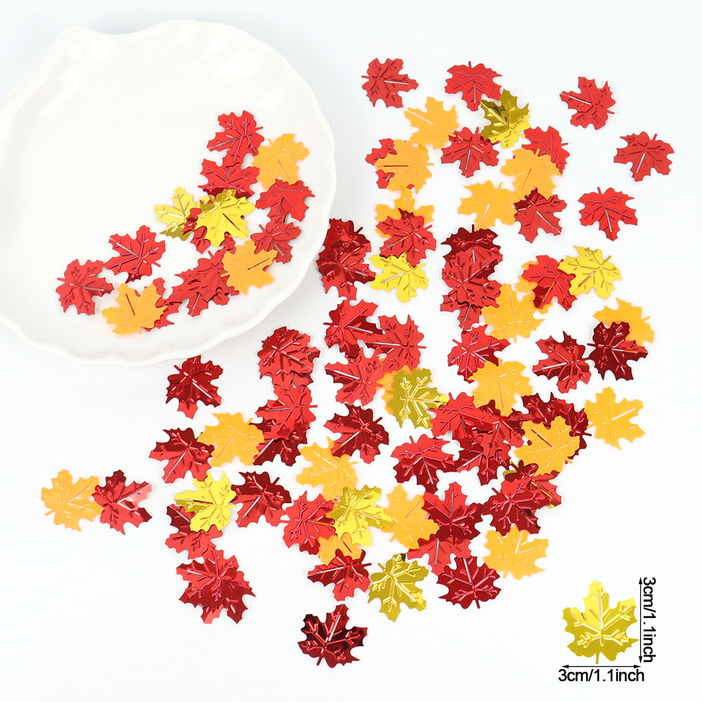 Confeti de Hojas de arce con p - Table Runner Sequin reseña y precio