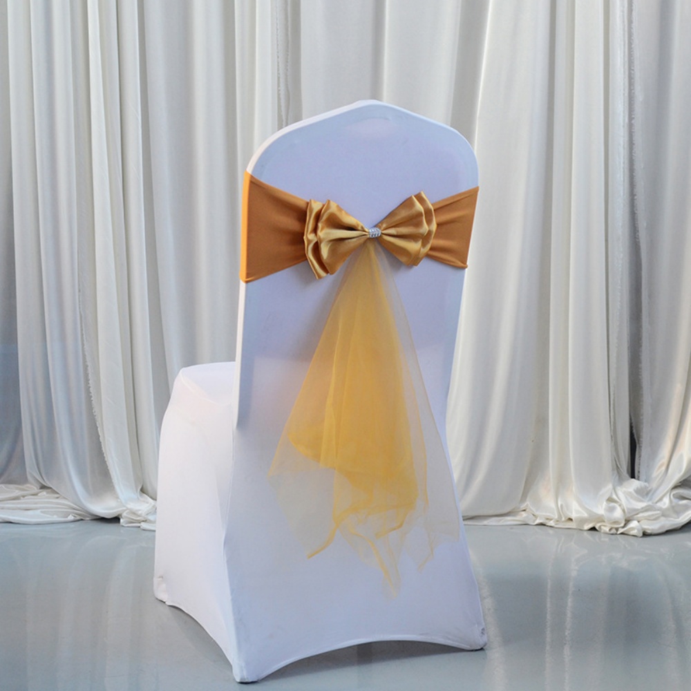 Lazos de organza personalizabl - Chair Sash Organza reseña y precio