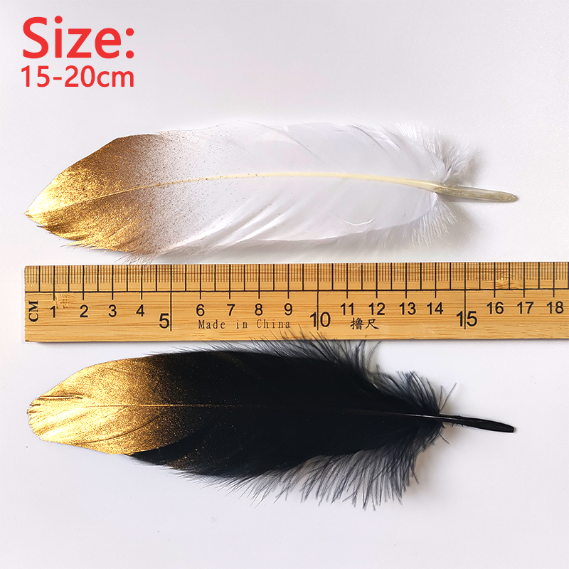 Plumas blancas y negras de 15- - Centerpiece Vase Tall reseña y precio