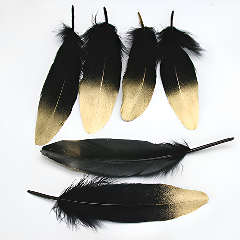 Plumas blancas y negras de 15- - Centerpiece Vase Tall reseña y precio
