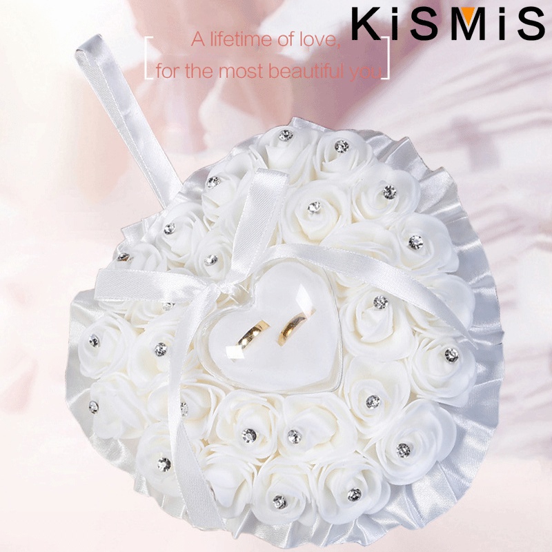 Almohada para anillo de boda,  - Ring Bearer Pillow reseña y precio