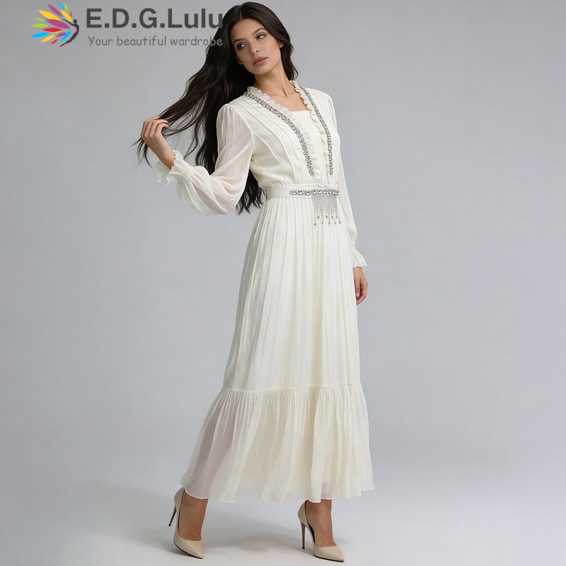 EDGLuLu Elegante Vestido Largo - Wedding Lulu reseña y precio