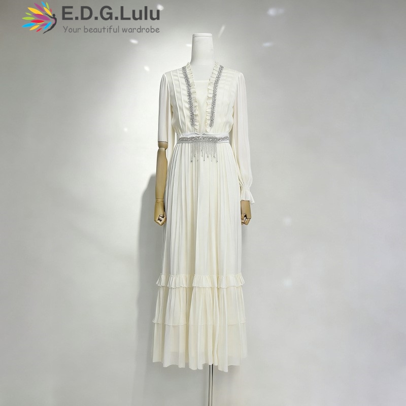 EDGLuLu Elegante Vestido Largo - Wedding Lulu reseña y precio